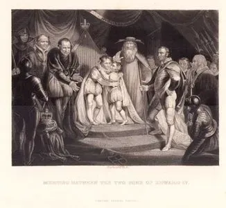 İngiltere Kralı IV.Edward'ın Çocukları İngiltere Kralı V.Edward Ve York Dükü Richard'ın Buluşması