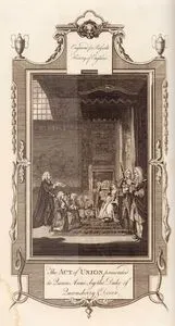 Queensberry Ve Dover Dükü Tarafından Birlik Yasasının İngiltere Kraliçesi Anne'ye Sunulması