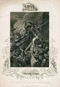 Fransız Devrim Savaşları Sırasında 5 Ocak 1795 Tarihinde Kaptan Robert Faulknor'un Gemisi HMS Blanche'nin Fransız Gemisi La Pique'ye Ele Geçirirken 
Ölmesi-İngiliz HMS Blanche Gemisinin Ele Geçirdiği Fransız La Pique Gemisini Çekmesi