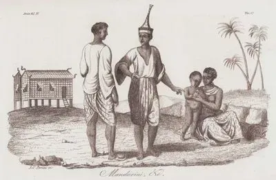 Siam Krallığı'ndan (Tayland) İpekli Kıyafetler İçinde Soylular, Asya Cilt IV, Resim 87.