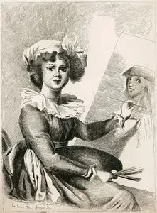 Fransız Ressam Elisabeth Vigee Lebrun'un Otoportresi