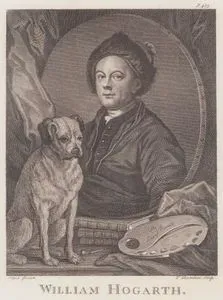 İngiliz Ressam, Gravürcü (Hakkak) ve Hicivci William Hogarth'ın Otoportresi (1697-1764)
