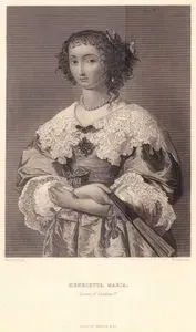 İngiltere Kralı I.Charles'ın Eşi Kraliçe Henrietta Maria