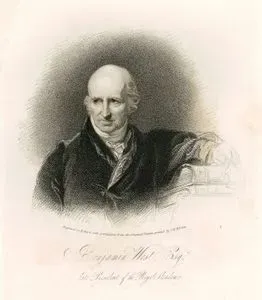 Kraliyet Akademisinin Başkanı Benjamin West