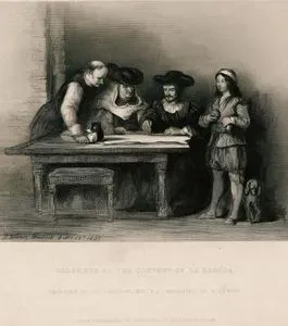 Kristof Kolomb La Rabida Manastırında Planladığı Seyahati Hakkında Bilgi Vermesi