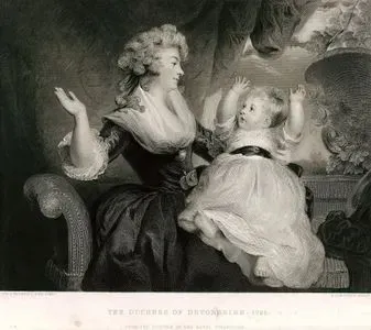 Devonshire Düşesi Georgiana Cavendish Ve Kızkardeşi, 1784