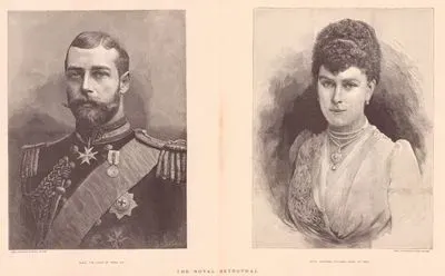 York Dükü Prens George İle Prenses Victoria Mary Arasındaki Kraliyet Nişanı