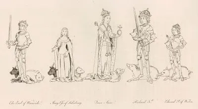 Warwick Lordu Edward, Salisbury Kontesi Leydi Margaret, Kraliçe Anne, Kral III.Richard, Galler Prensi Edward