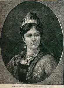 Mısır Hidivinin Eşi Prenses Emine Necibe İlhami(Emina Ilhamy )