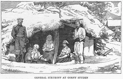 93 Harbinde Sırasında Gorny Studen'de Rus General Strukoff