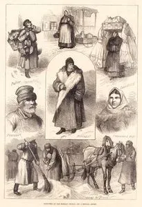 Rus İnsanları-Sütçü Kadın, Tavukçu, Çamaşırcı Kadın, Köylü, Tüccar, Esnaf Karısı, Caddelerin Temizlenmesi