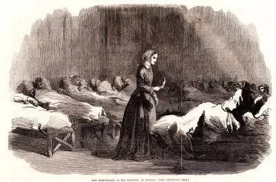Florence Nightingale, Kırım Savaşı Sırasında İngiliz Hastanesi Olarak Kullanılan Selimiye Kışlasında