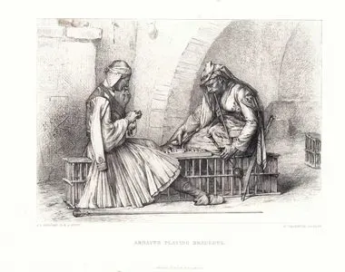 Dama Oynayan Arnavut Erkekler