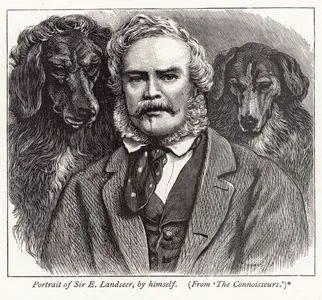 Edwin Landseer Kendi Yaptığı Portresi