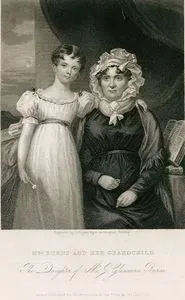 Şair Robert Burns'un Eşi Jean Burns Ve Torunu