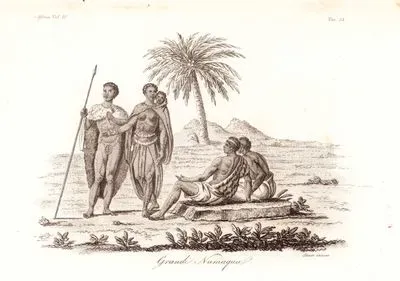 Nama (Namaqua) Halkının Soyluları, Afrika Cilt IV. Resim 58.