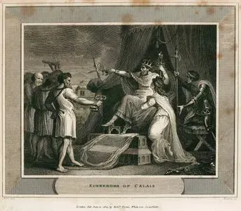 Calais Şehri Ele Geçirildikten Sonra Şehrin Anahtarının Teslimi Ve İngiltere Kraliçesi Philippa'nın Calais Halkının Öldürülmemesi İçin Kocası İngiltere 
Kralı III.Edward'a Yalvarması