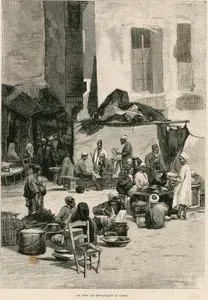 Kahirede Açık Hava Lokantası