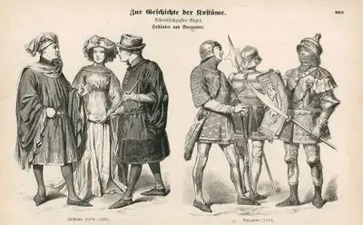 Hollanda ve Burgundiya Düklüğü- 1470 ile 1485 Arası Hollandalılar- 1470 Yılında Burgundiyalı Askerler