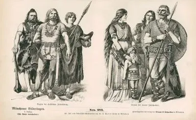 Almanlar (Cermenler veya Teutonic Soyu)- Hiristiyanlığın Başlangıcındaki ile 3. ve 4. Yüzyıldaki Almanların Kıyafetleri