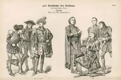 15.Yüzyılın Ortalarında Burgundiya Düklüğü-  Burgundiya Dükü I.Charles- Burgundiya Düklüğünde Yaşayanların Kıyafetleri