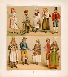 İsveçlilerin Geleneksel ve Ulusal Kostümleri