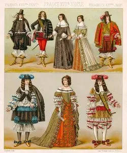 XVII.Yüzyılda Fransızların Kıyafetleri