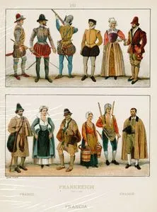 1560 ile 1590 Yılları Arasında Fransız Kıyafetleri