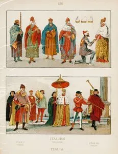 Venedik Başkanı (Dükası) ve Mahiyetindekilerin Kıyafetleri