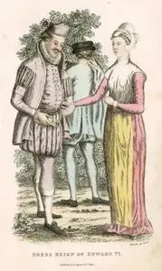 İngiltere Kralı VI.Edward (Kraliyet Dönemi 1547-1553) Dönemindeki Kıyafetler