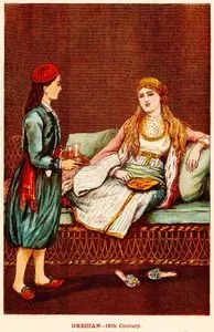 19.Yüzyılda Yunan Kadınıların Kıyafetleri