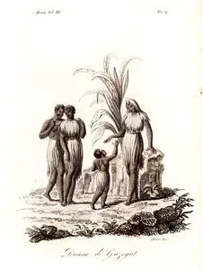 Cazegut Adasında Yaşayan Kadınlar Ve Kıyafetleri, Afrika Cilt III. Resim 27.