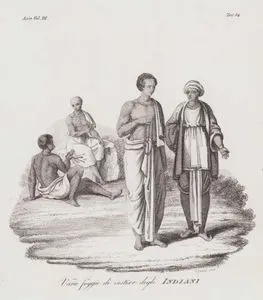 XVIII. Yüzyılın Başlarında Hintli Erkeklerin Kıyafetleri, Asya Cilt III. Resim 54.