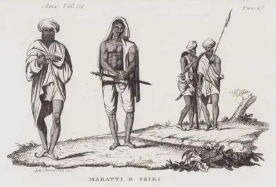 XVIII. Yüzyılda Hintli Maratha ve Sih Savaşçıları, Asya Cilt III. Resim 15.