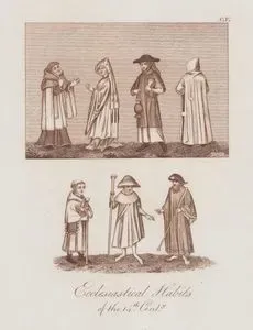 14.Yüzyılda Hristiyan Din Adamlarının Kıyafetleri, Resim 105.