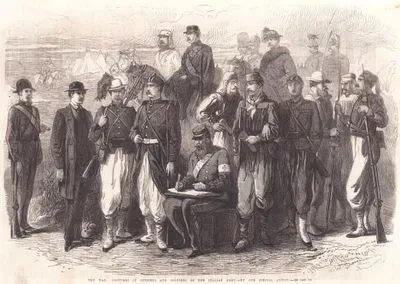 1866 Yılında İtalyan Ordusundaki Subay ve Erlerin Askeri Kostümleri