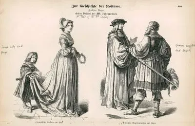 16.Yüzyılın İlk Döneminde (1500-1533)-Fransız Soylu Kadın Ve Uşağı-Alman Yargıçı Ve Şövalye