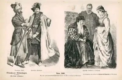16.Yüzyılda Rusya Ve Polonya Kıyafetleri- Rus Ve Polonyalı Soyluların Kıyafetleri- Polonya Soylularının Saray Kıyafetleri