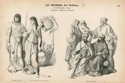Mısırlılar ve Faslılar- Mısırlı Din Adamı, Mısır Halkından Kişiler- Faslı Prens