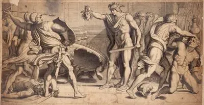 Medusa'nın Yılan Başı İle Perseus