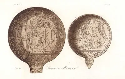Etrüsk Tanrıçası Minerva'nın Doğumu Ve Minerva ile Herakles'in Birlikte Hidra'ya 
Karşı Savaşı, Avrupa. Cilt V. Resim 16.