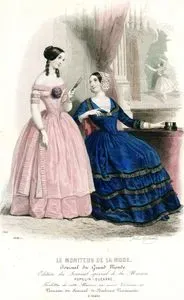 Popelin-Ducarre Tarafından Tasarlanan Süslü (Tuvalet) Elbiseler , Le Moniteur de la Mode, Journal Du Grand Monde No.20