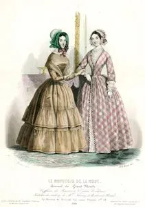 Saç Modelleri ve Süslü (Tuvalet) Elbiseler, Le Moniteur de la Mode, Journal Du Grand Monde No.39