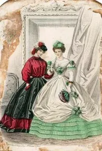 The Englishwoman's Domestic Magazine Dergisi İçin Tasarlanmış Moda Çizimleri No.20