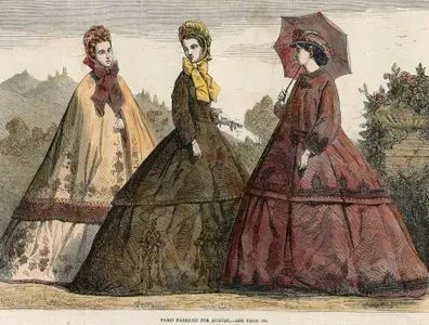 1863 Yılının Ağustos Ayının Paris Modası