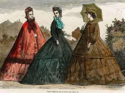 1863 Yılının Ağustos Ayının Paris Modası