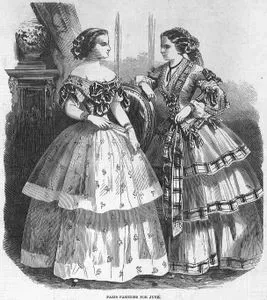 1853 Yılının Haziran Ayının Paris Modası