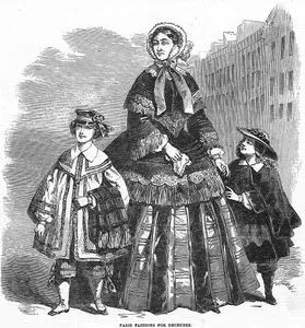 1855 Yılının Aralık Ayının Paris Modası