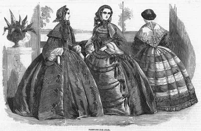 1858 Yılının Temmuz Ayının Modası