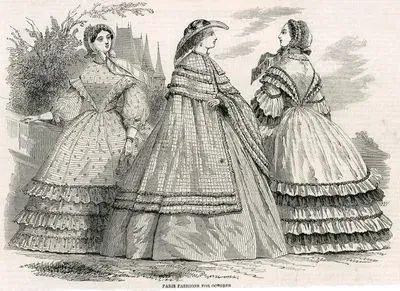 1859 Yılının Ekim Ayının Paris Modası
